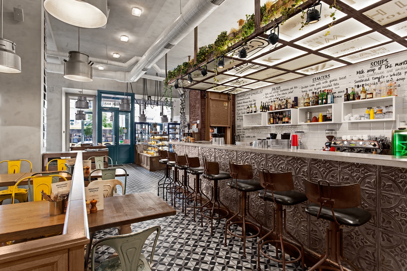 Milk Bar Kiev, Ukraine New York Ceiling Co. CW